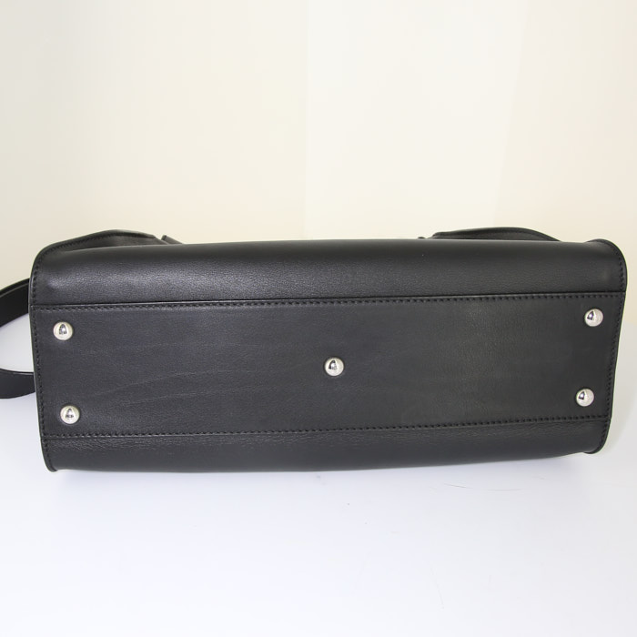 Borsa Fendi Peekaboo Bag Bugs in pelle nera - Detail D5