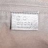 Gucci Babouska handbag in brown empreinte monogram leather - Detail D3 thumbnail