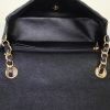 Chanel Timeless small model shoulder bag in black quilted grained leather - Detail D2 thumbnail
