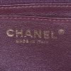 Chanel Timeless small model shoulder bag in black quilted grained leather - Detail D4 thumbnail
