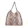 Stella McCartney Falabella handbag in pink canvas - 360 thumbnail