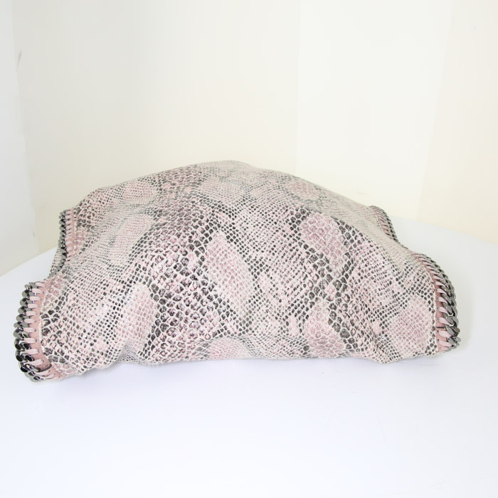 Stella McCartney Falabella handbag in pink canvas - Detail D4