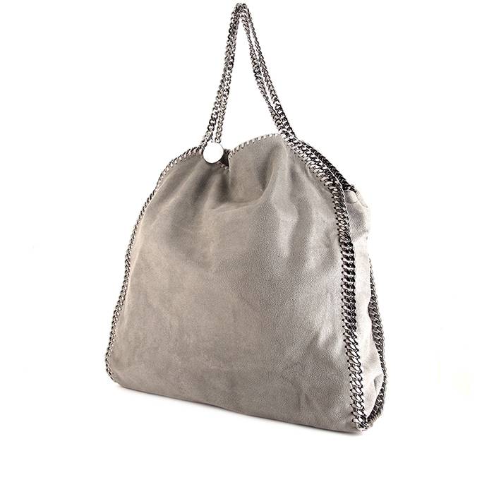 Stella McCartney Falabella handbag in grey canvas - 00pp