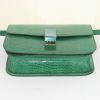 Celine Classic Box handbag in green lizzard - Detail D4 thumbnail