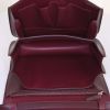 Celine Classic Box handbag in burgundy box leather - Detail D2 thumbnail