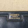 Bolsito de mano Hermes Jige, 1979, en cuero box azul - Detail D3 thumbnail