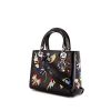 Dior Lady Dior handbag in black leather - 00pp thumbnail