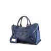 Balenciaga Classic City 24 hours bag in blue leather - 00pp thumbnail