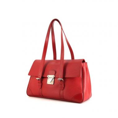 Louis Vuitton Ségur bag worn on the shoulder or carried in the hand in red  epi leather