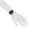 Breitling Black Bird watch in stainless steel Ref:  13353 Circa  2000 - Detail D1 thumbnail