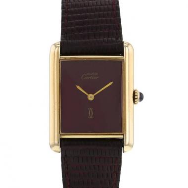 Montre Cartier Tank Must en vermeil Vers  1990
