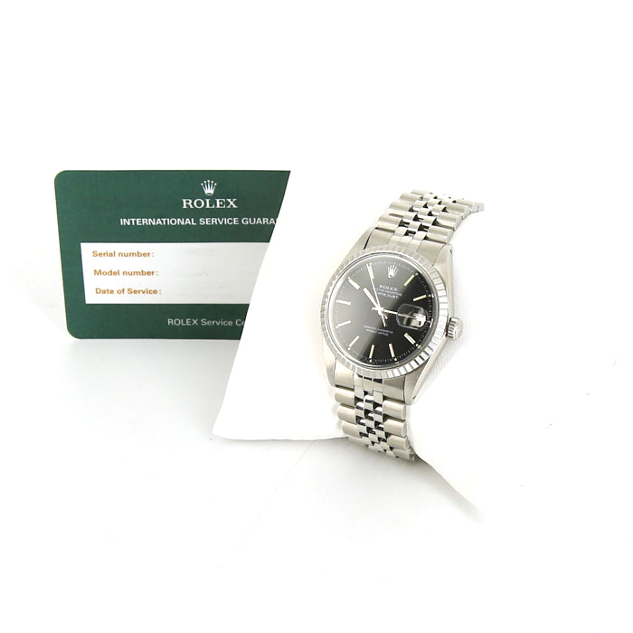 Montre Rolex Datejust en acier Ref :  1603 Vers  1968 - Detail D2