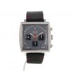 Heuer Monaco watch in stainless steel Ref : 73633 Circa 1970 - 360 thumbnail
