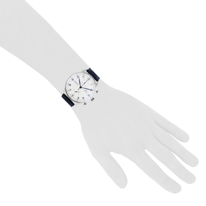 Montre IWC Portuguese-Chronograph en acier Ref : 3714 Vers 2010 - Detail D1