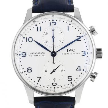 Reloj IWC Portuguese-Chronograph de acero Ref :  3714 Circa  2010