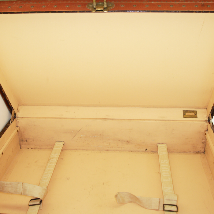 Valise Louis Vuitton  Alzer en toile monogram et lozine marron - Detail D2