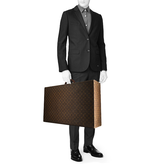 Maleta Louis Vuitton en lona Monogram revestida - Detail D2