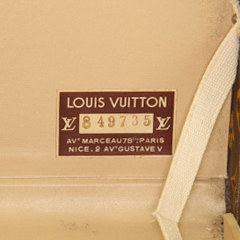 Valise Louis Vuitton en toile monogram enduite - Detail D4