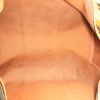 Borsa da viaggio Louis Vuitton Keepall 50 cm in tela monogram marrone e pelle naturale - Detail D3 thumbnail