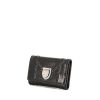 Portafogli Dior Diorama in pelle verniciata nera effetto invecchiato - 00pp thumbnail
