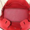Hermes Birkin 30 cm handbag in red Garance leather taurillon clémence - Detail D2 thumbnail