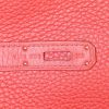 Hermes Birkin 30 cm handbag in red Garance leather taurillon clémence - Detail D4 thumbnail