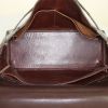 Hermes Monaco handbag in brown box leather - Detail D2 thumbnail