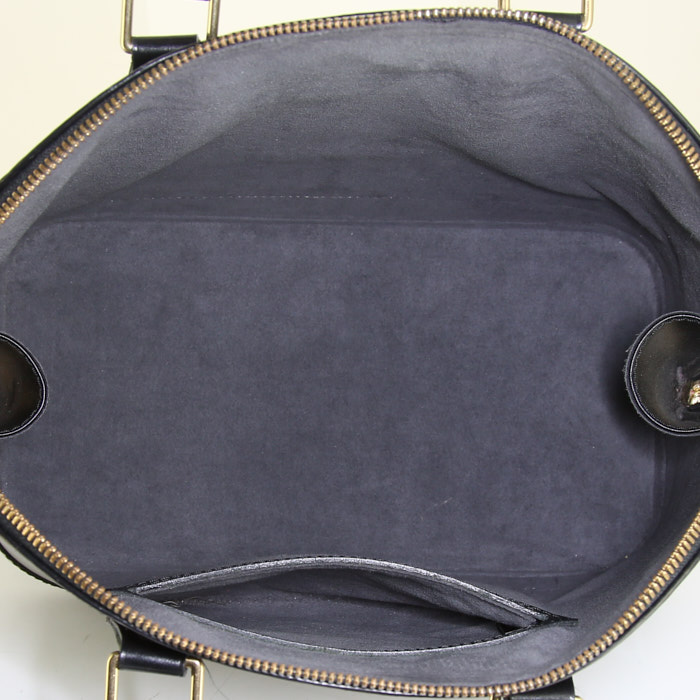 Borsa Louis Vuitton  Alma modello piccolo  in pelle Epi nera - Detail D2