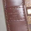 Louis Vuitton Alma handbag in brown damier canvas and brown leather - Detail D3 thumbnail