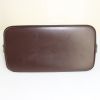 Louis Vuitton Alma handbag in brown damier canvas and brown leather - Detail D4 thumbnail