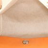 Hermes Herbag bag worn on the shoulder or carried in the hand in beige canvas and natural leather - Detail D2 thumbnail