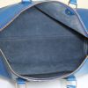 Bolso de mano Louis Vuitton Speedy 35 en cuero Epi azul - Detail D2 thumbnail