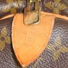 Louis Vuitton Keepall 60 cm travel bag in monogram canvas and natural leather - Detail D3 thumbnail