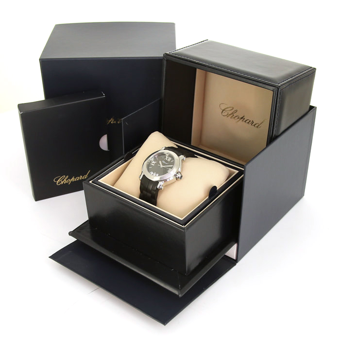 Montre Chopard Happy Sport en acier Ref :  8475 Vers  2000 - Detail D2