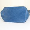 Bolso de mano Louis Vuitton petit Noé modelo pequeño en cuero Epi azul - Detail D4 thumbnail