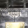 Borsa Hermes Kelly 32 cm in coccodrillo marino nero - Detail D3 thumbnail