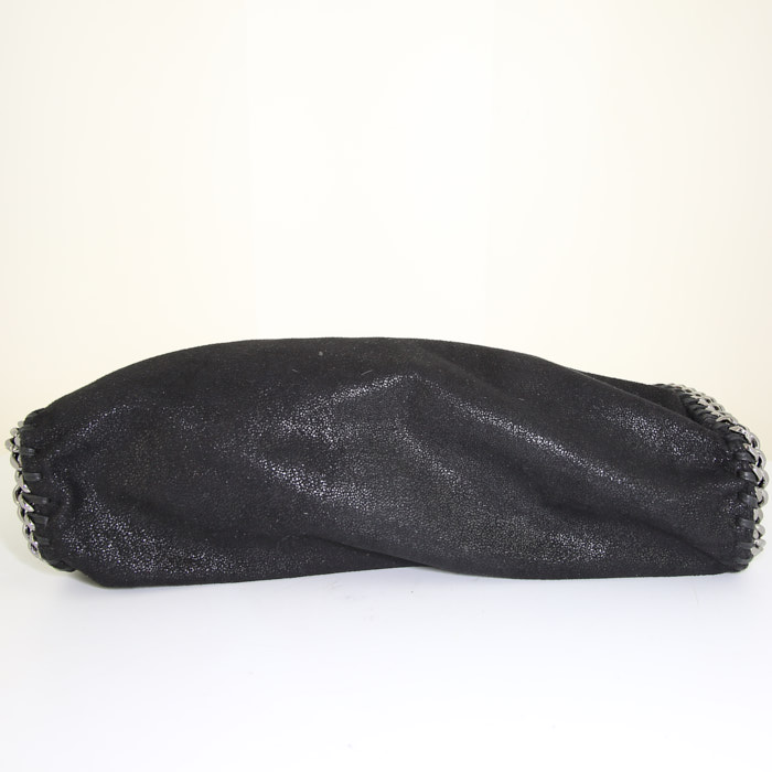 Stella McCartney Falabella handbag in black canvas - Detail D5