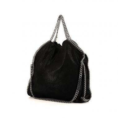 Bolso de mano Stella McCartney Falabella en lona negra