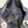 Lanvin Happy handbag in black grained leather - Detail D2 thumbnail