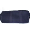 Bolsa de viaje Hermès Valparaiso en lona azul y cuero azul - Detail D4 thumbnail