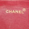 Sac à main Chanel Timeless Maxi Jumbo en cuir matelassé bleu-marine - Detail D4 thumbnail