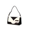 Dior D'Trick handbag in black and white bicolor leather - 00pp thumbnail