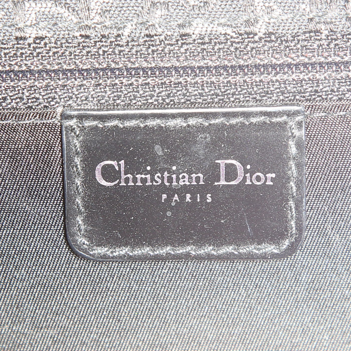Dior D'Trick handbag in black and white bicolor leather - Detail D3