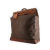 Louis Vuitton Steamer Bag - Travel Bag travel bag in brown monogram canvas and natural leather - 00pp thumbnail