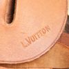 Sac de voyage Louis Vuitton Steamer Bag - Travel Bag en toile monogram marron et cuir naturel - Detail D3 thumbnail