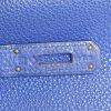 Hermes Birkin 35 cm handbag in blue togo leather - Detail D4 thumbnail