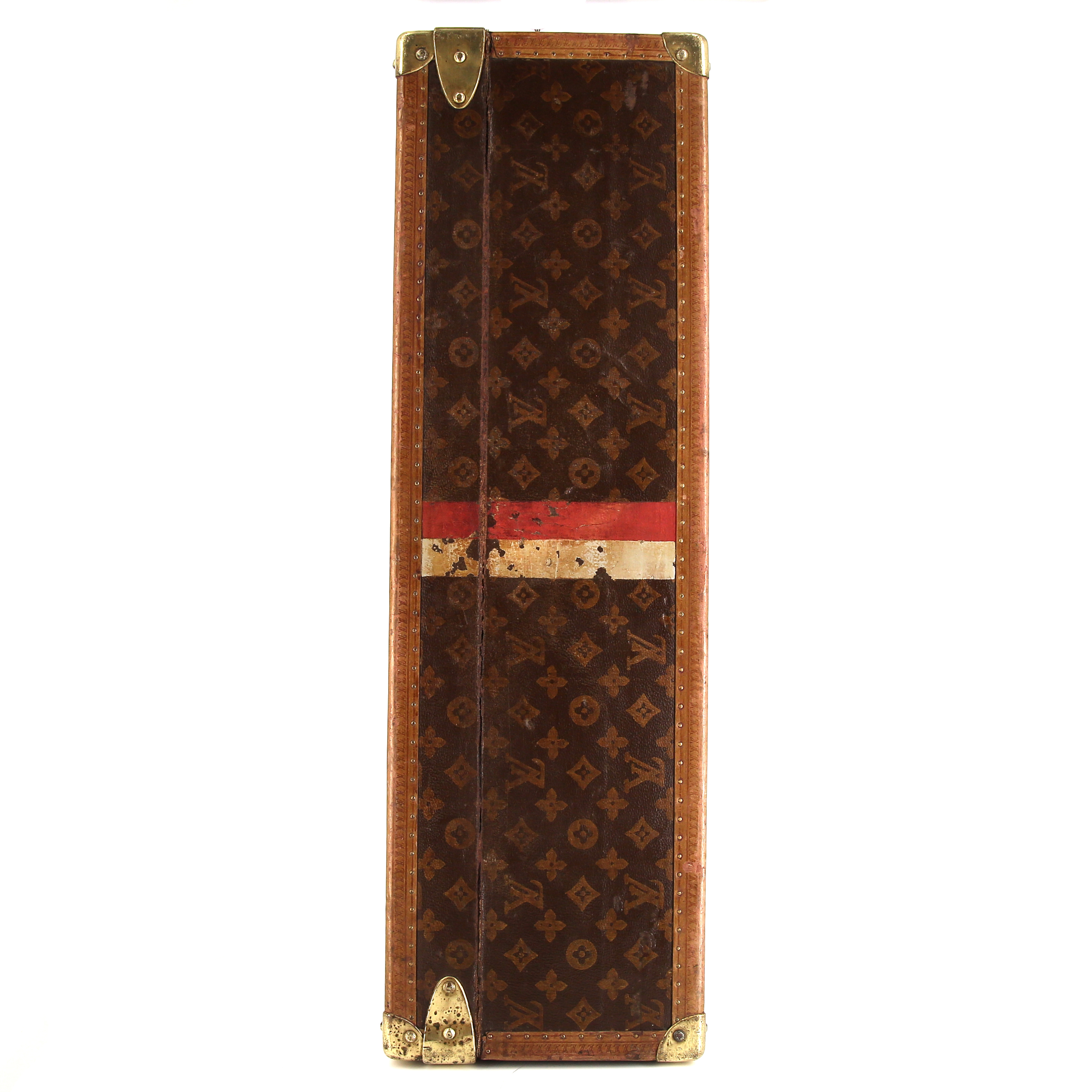 Maleta Louis Vuitton Alzer en lona Monogram y cuero natural - Detail D5