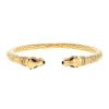 Hald-rigid Cartier Panthère 1990's bracelet in yellow gold,  diamonds and sapphires - 00pp thumbnail