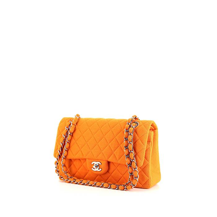 Chanel Chevron Flap Bag In Orange  Bragmybag