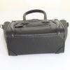 Sac bandoulière Celine Luggage Nano en cuir grainé noir - Detail D5 thumbnail